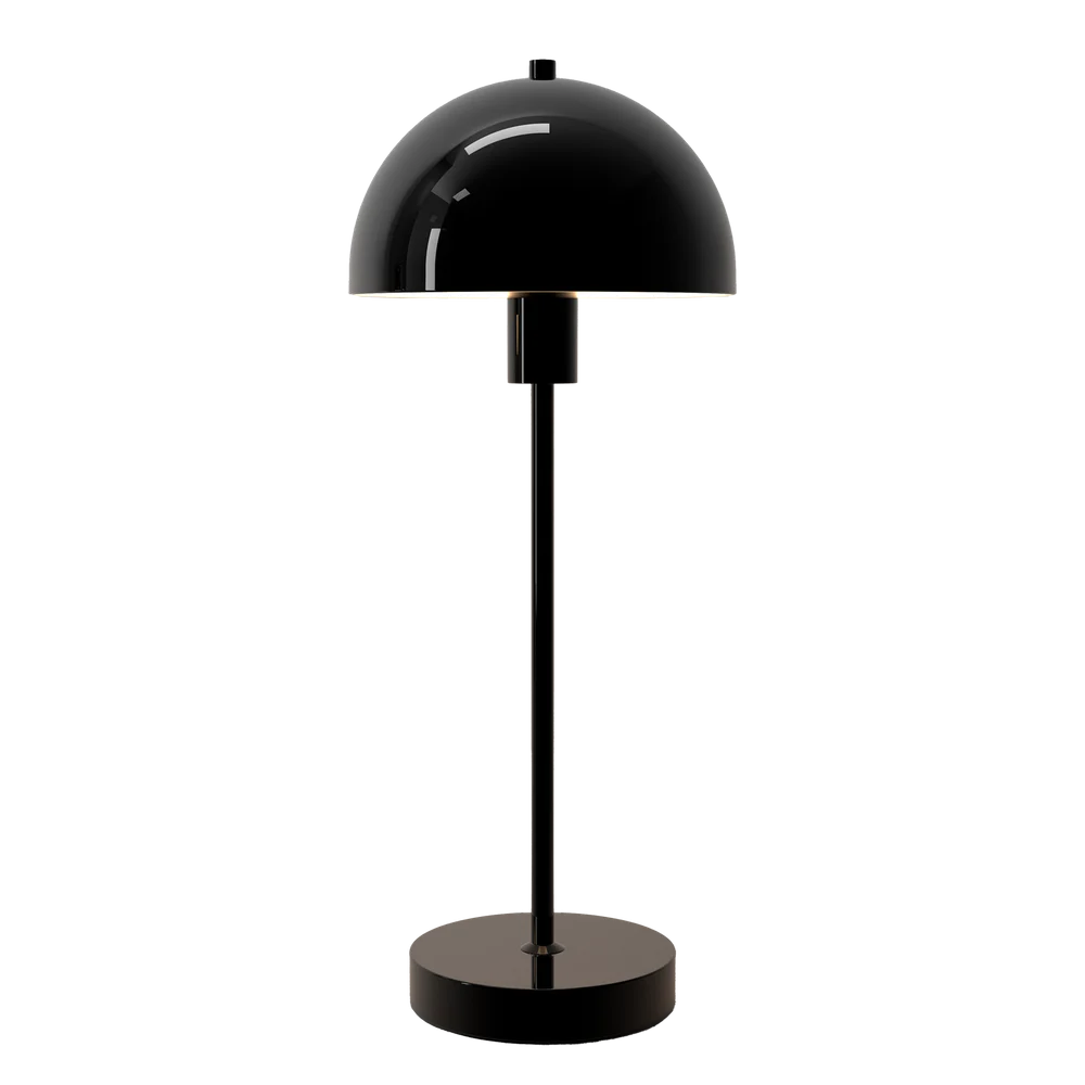 Vienda Lampe de table Noir Brillant E14