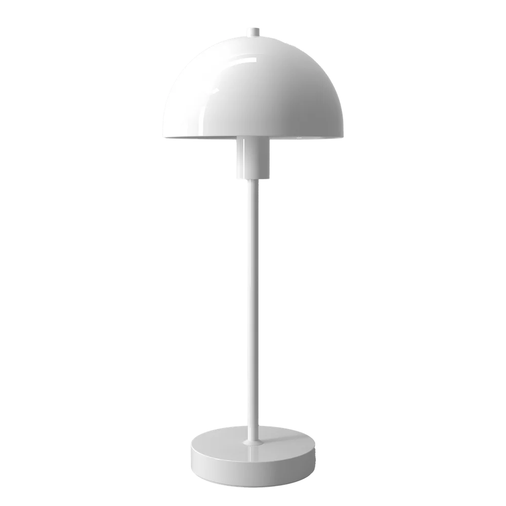 Vienda Lampe de table Blanc Neige E14