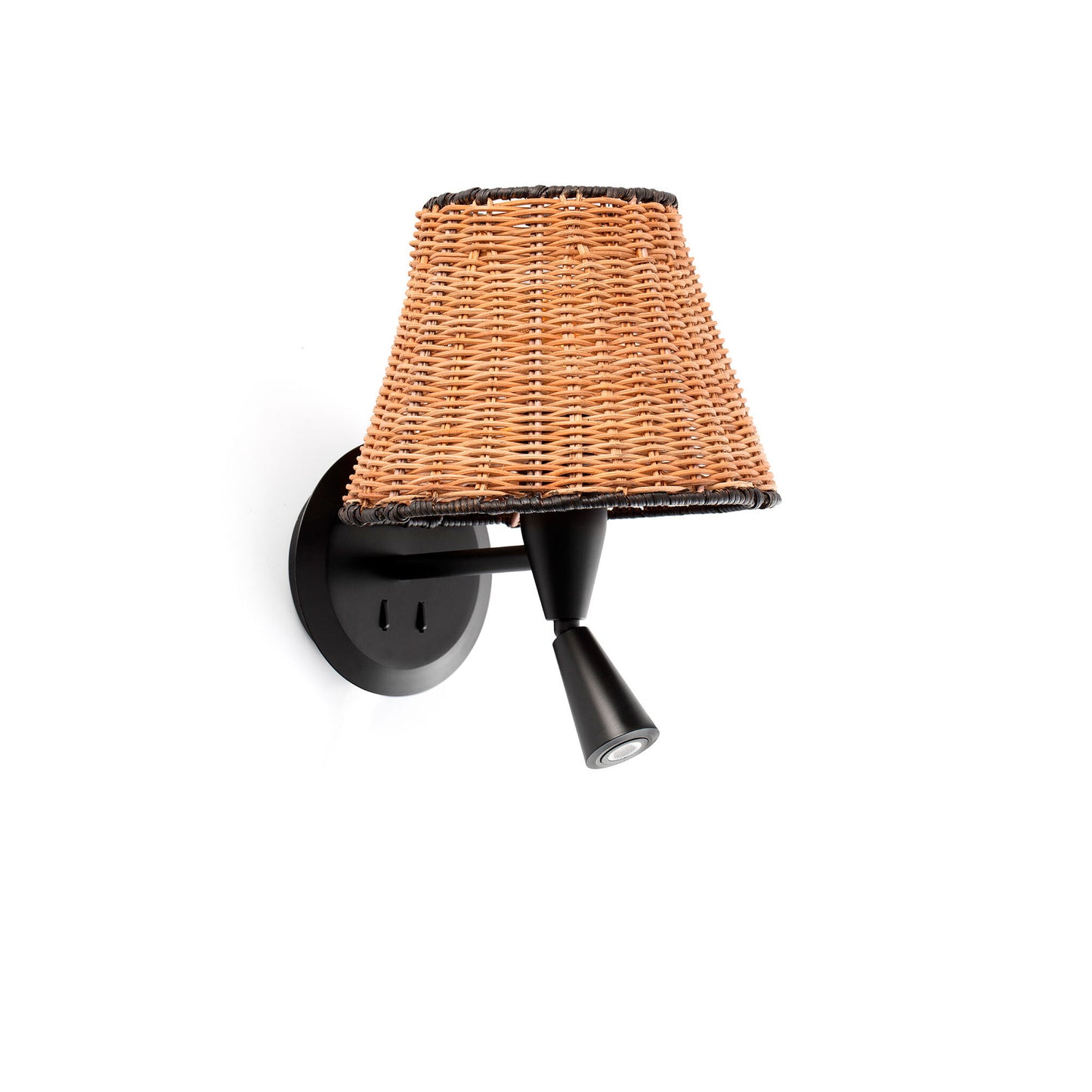 SUMBA – Applique Murale Rotin Noir
