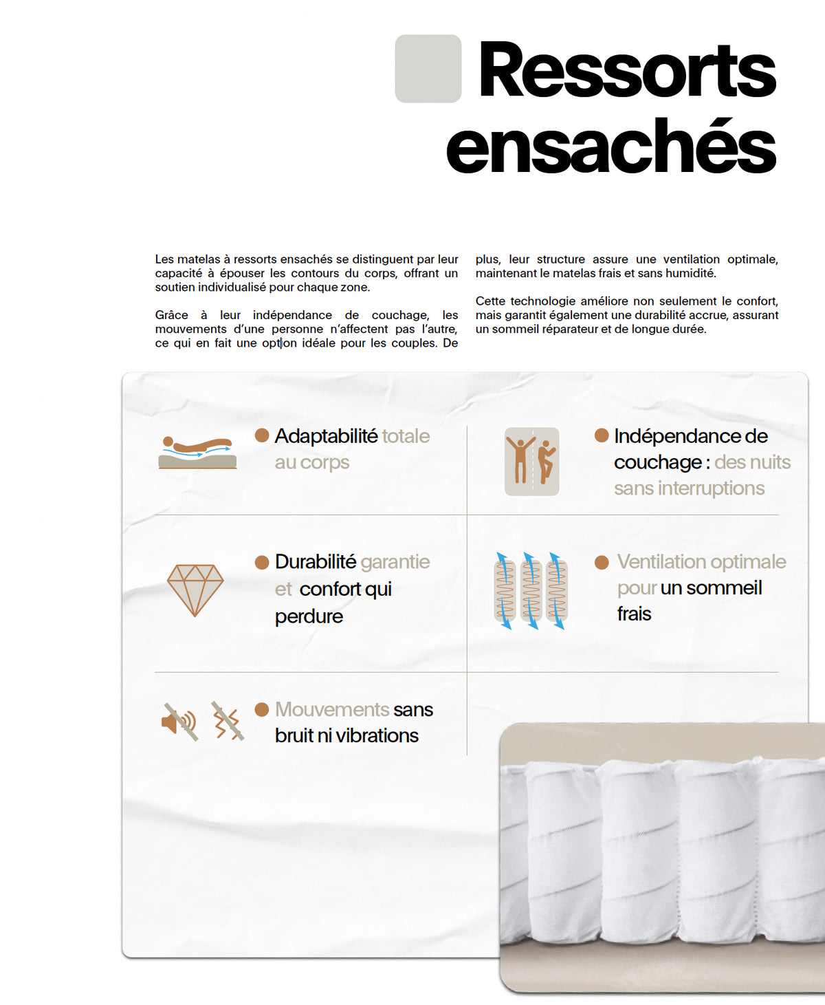 Matelas CAMBRA ELITE 33
